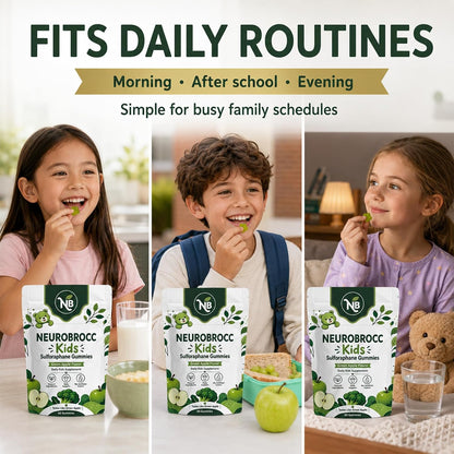 NEUROBROCC Gummies for Kids Supplement Vitamin - 60 Gummies